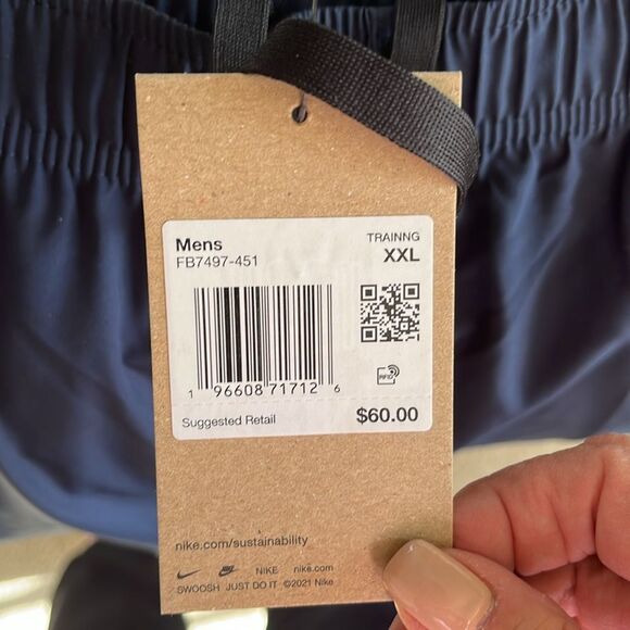 Nike Men's Navy Joggers Size XXL NWT - Picture 4 of 6